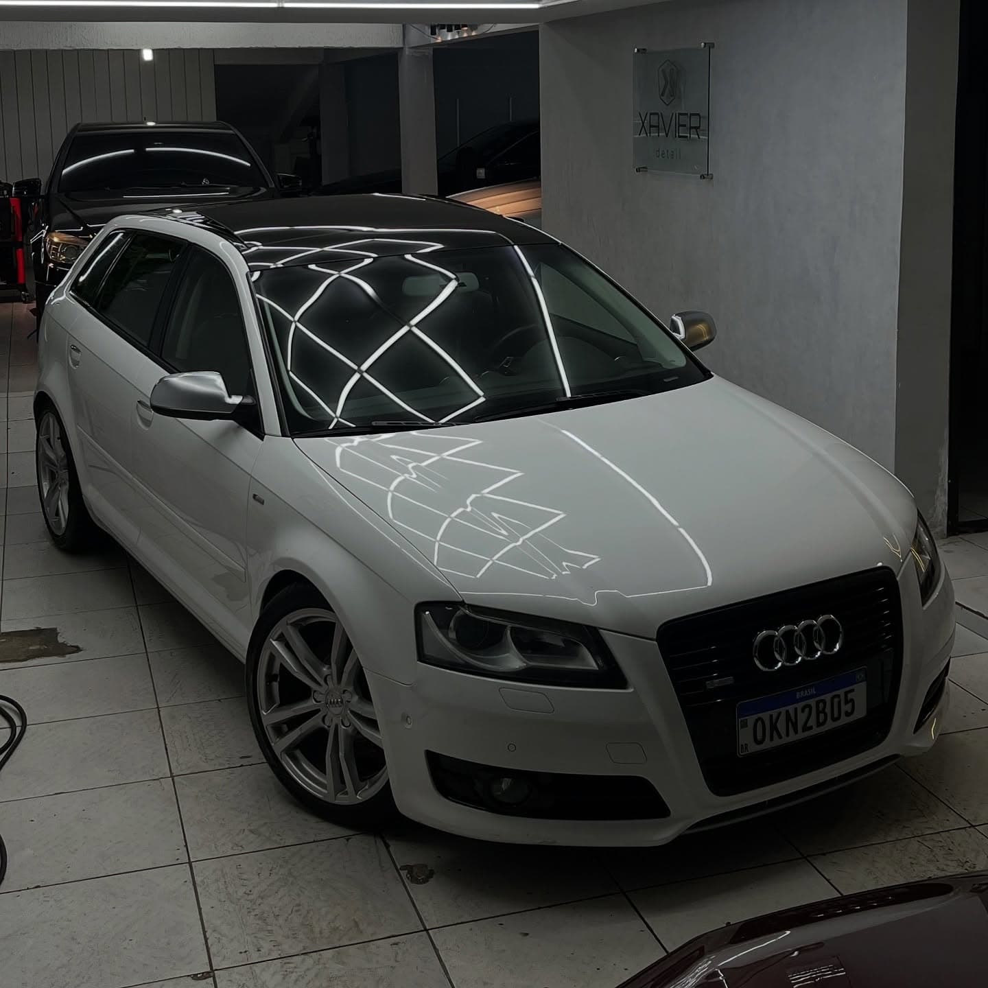 Audi A3 com nano ceramico na Xavier Detail